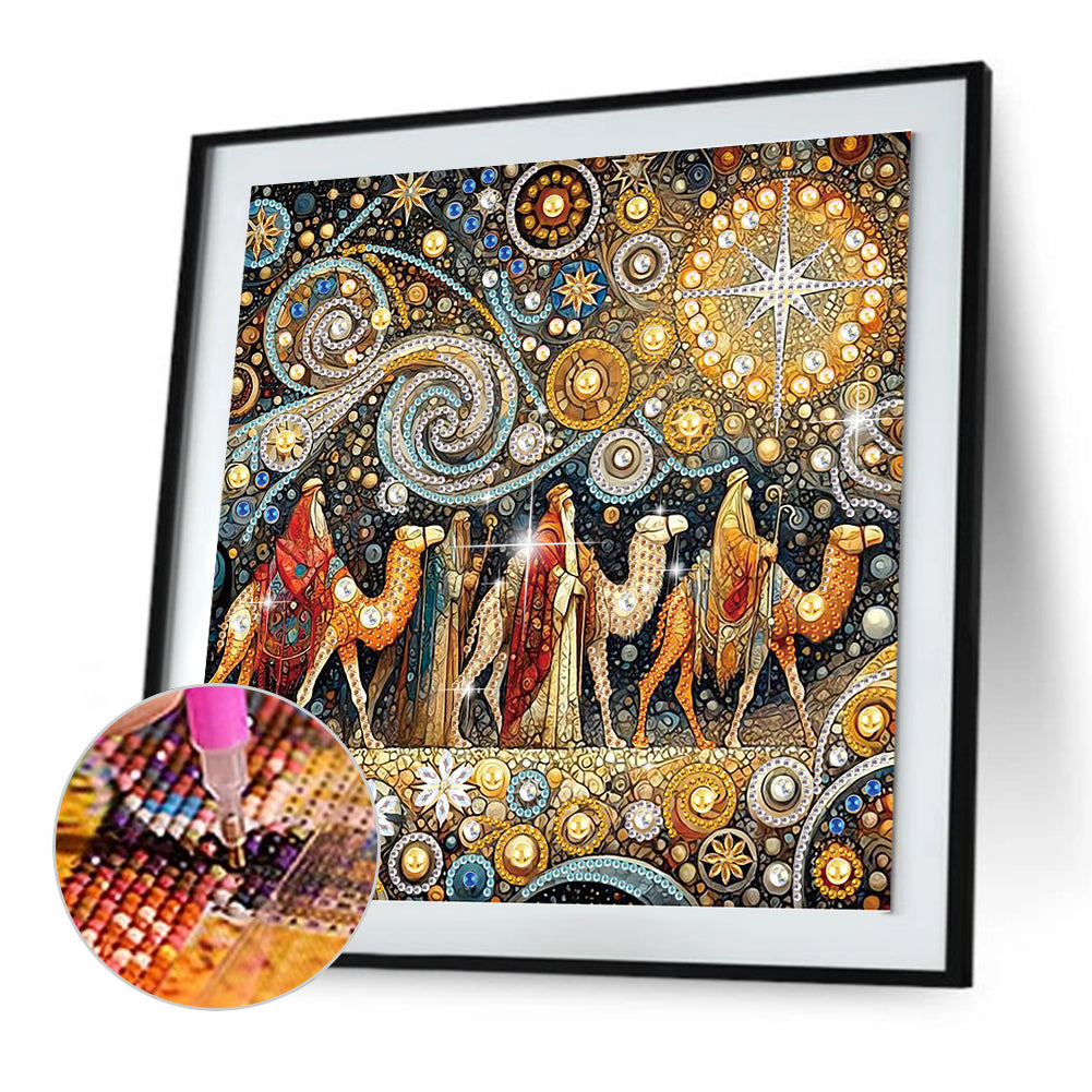 Pilgrimage Road - Special Shaped Drill Diamond Painting 30*30CM