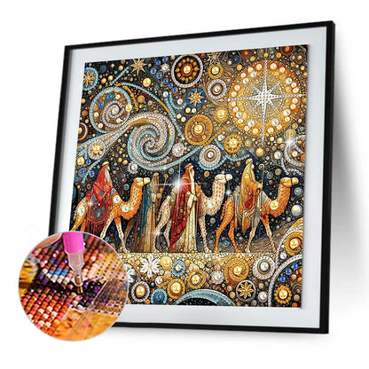 Pilgrimage Road - Special Shaped Drill Diamond Painting 30*30CM