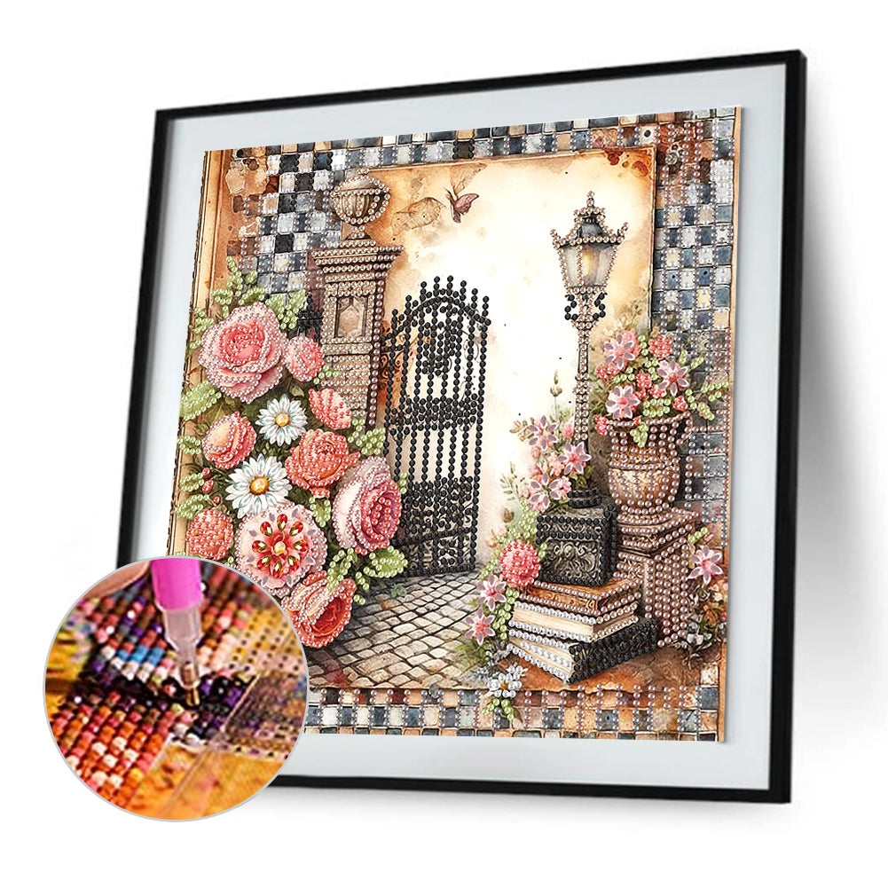 European Atmosphere Bouquet - Special Shaped Drill Diamond Painting 30*30CM