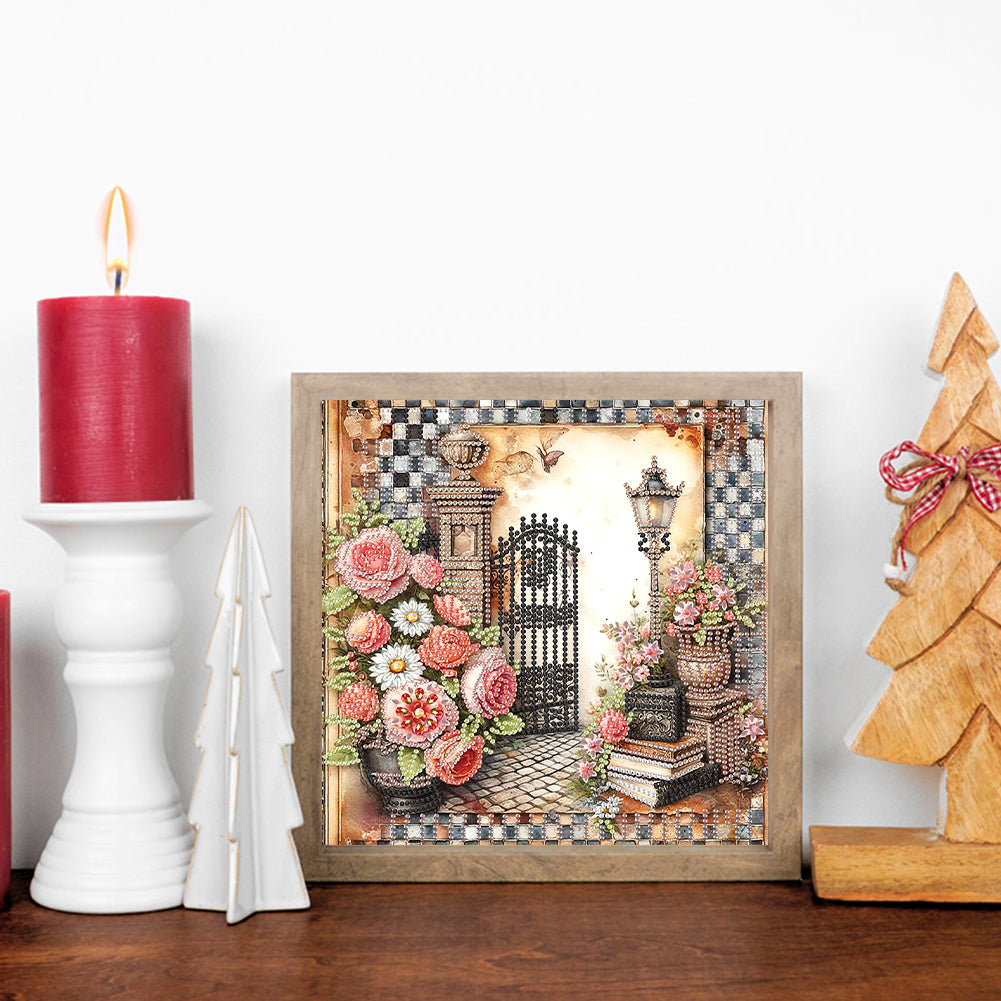 European Atmosphere Bouquet - Special Shaped Drill Diamond Painting 30*30CM