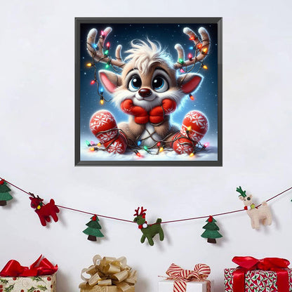 Christmas Reel - Full Square Drill Diamond Painting 30*30CM