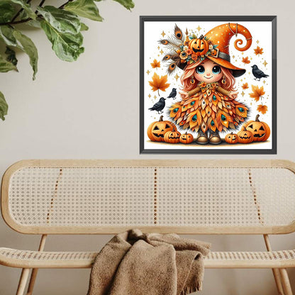 Halloween Girl - Full Square Drill Diamond Painting 30*30CM