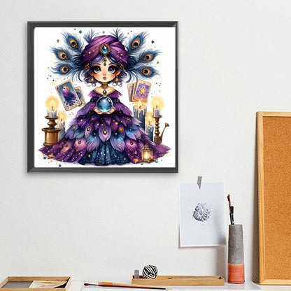 Divination Girl - Full Square Drill Diamond Painting 30*30CM