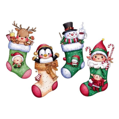 Christmas Stocking - 14CT Stamped Cross Stitch 60*40CM