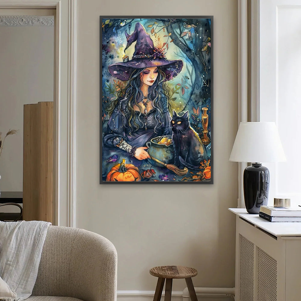 Witch - Full Square Drill Diamond Painting 40*60CM