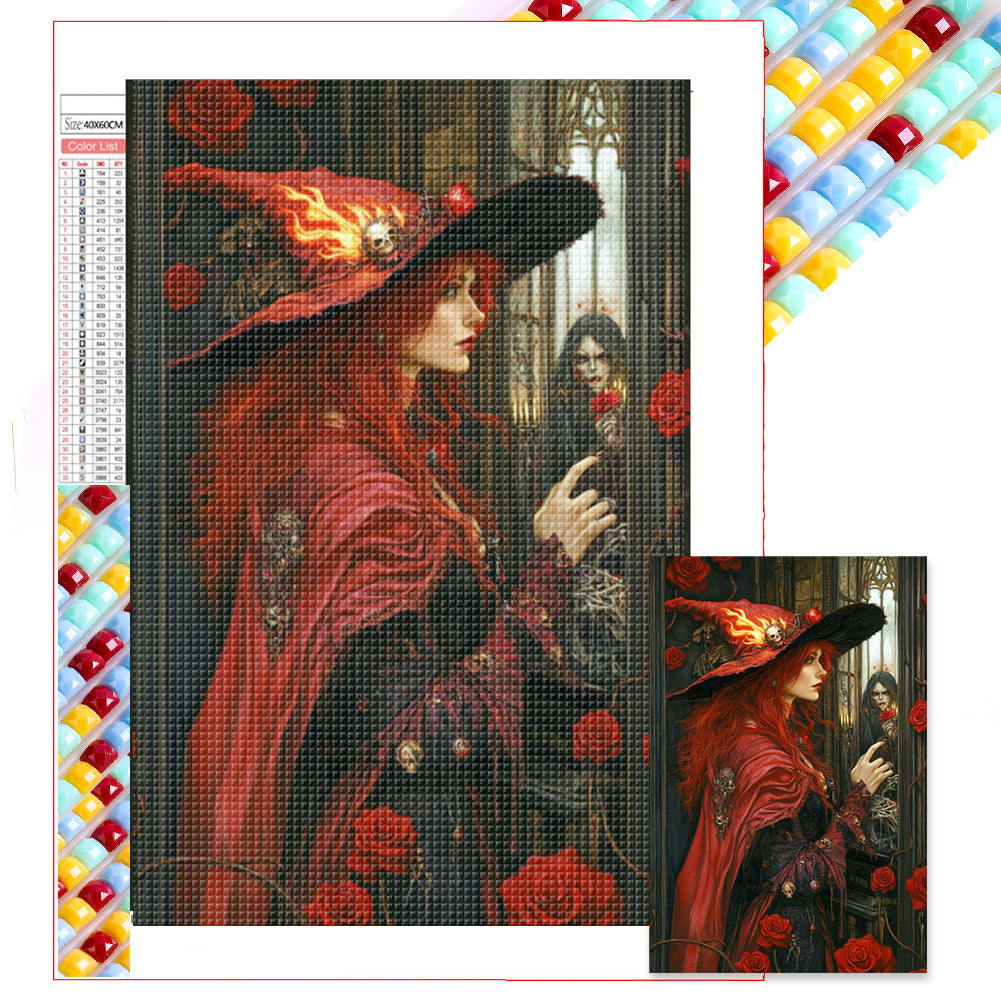 Witch - Full Square Drill Diamond Painting 40*60CM
