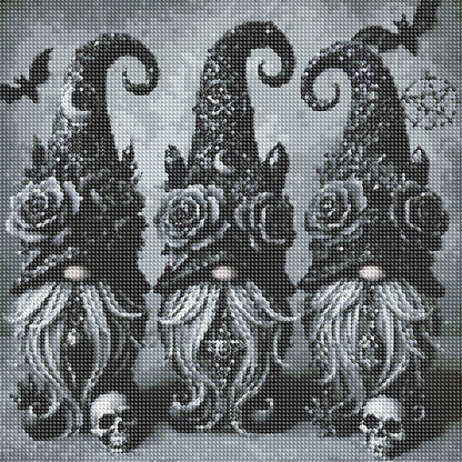 Dark Gnome - Full Round Drill Diamond Painting 40*40CM