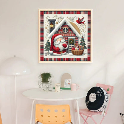 Christmas Scenery - 11CT Stamped Cross Stitch 40*40CM