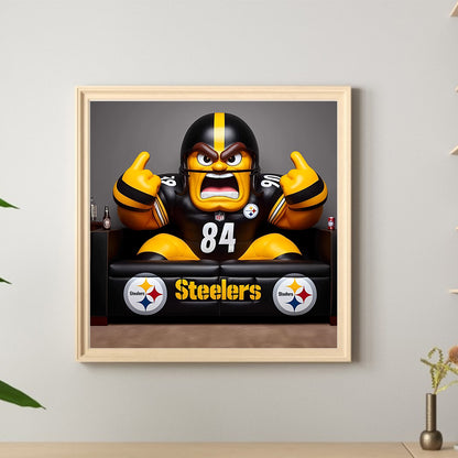 Steelers - Full Round Drill Diamond Painting 40*40CM