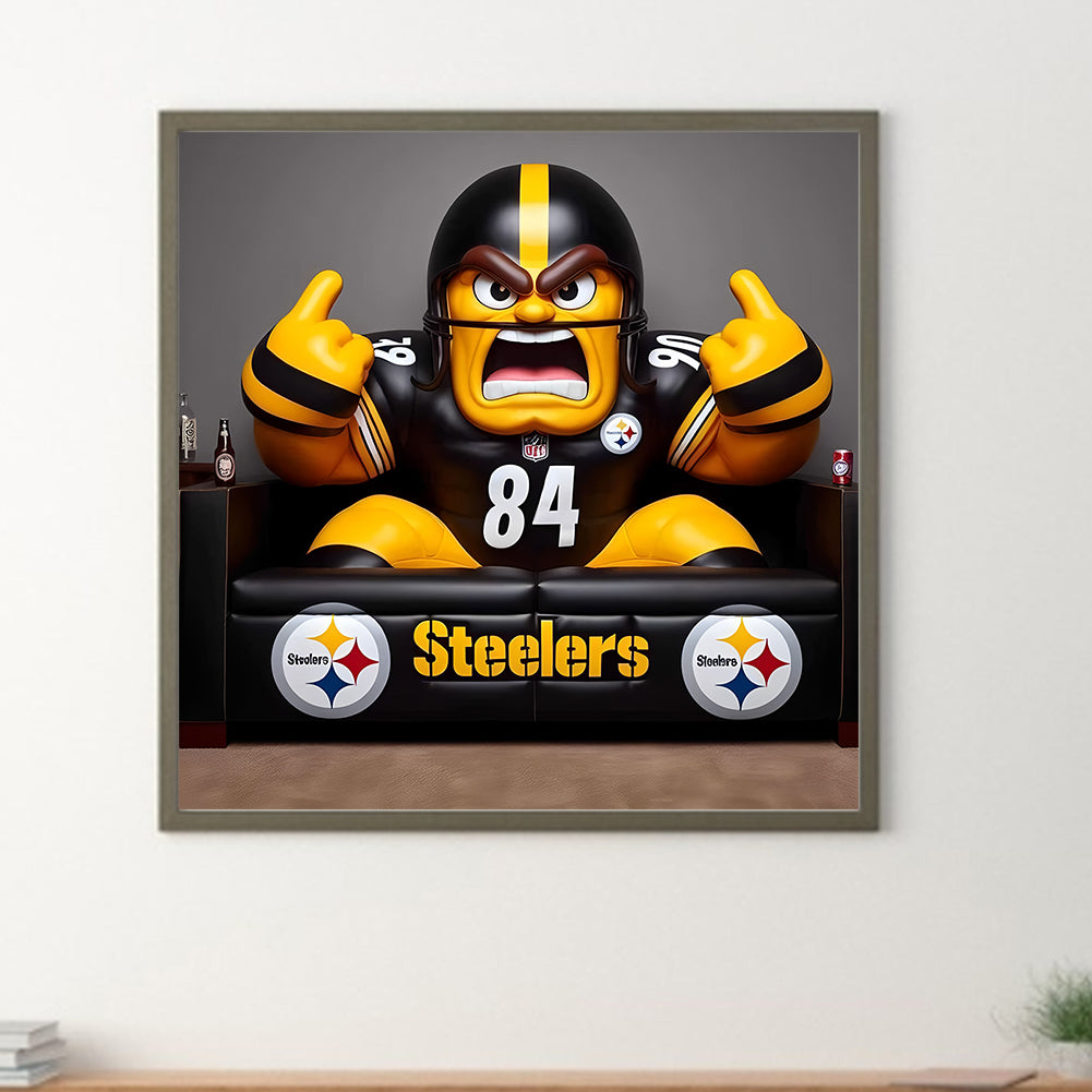 Steelers - Full Round Drill Diamond Painting 40*40CM