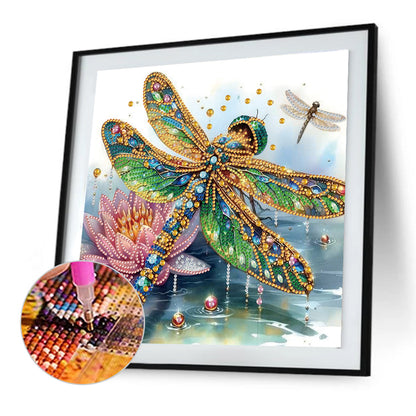 Dragonfly - Special Shaped Drill Diamond Painting 30*30CM