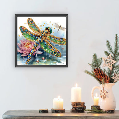 Dragonfly - Special Shaped Drill Diamond Painting 30*30CM