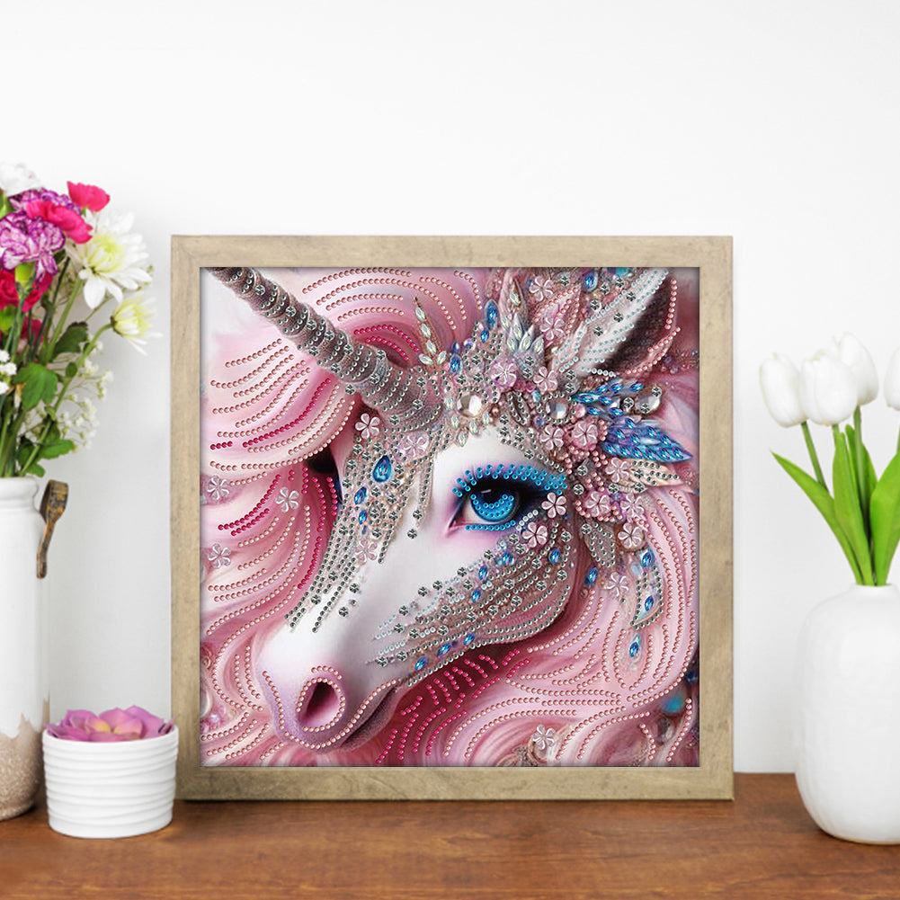 Unicorn - Special Shaped Drill Diamond Painting 30*30CM