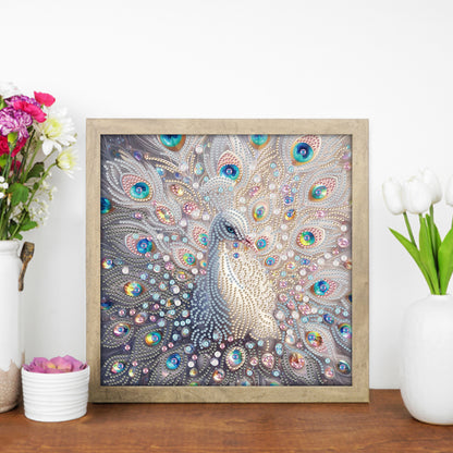 Peacock - Special Shaped Drill Diamond Painting 30*30CM