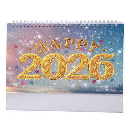 Diamond Painting Calendar DIY Calendar Desktop Ornament for Home Office Planning