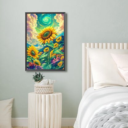 Dream Sunflower - Full Round Drill Diamond Painting 40*60CM