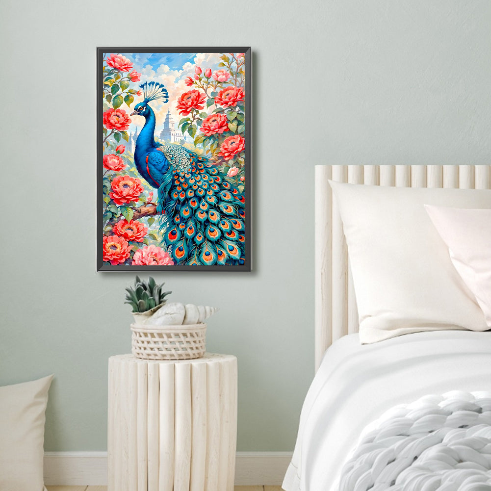 Dream Peacock - Full Round Drill Diamond Painting 40*60CM