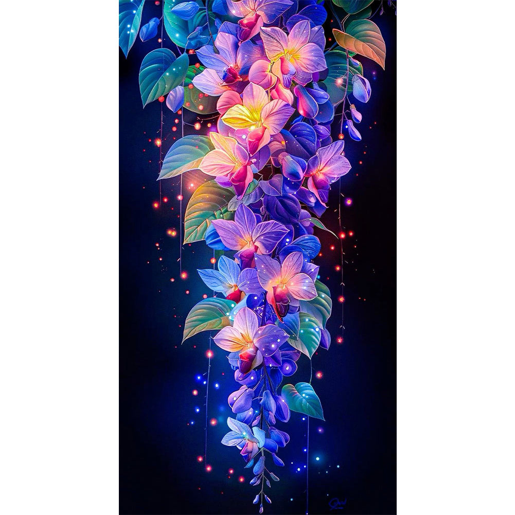 Flower - Full Round Drill Diamond Painting 40*70CM