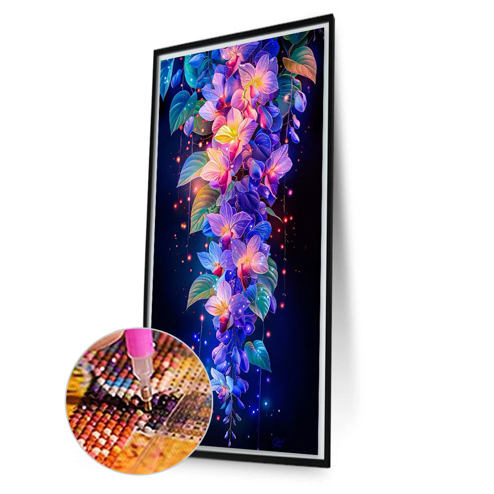 Flower - Full Round Drill Diamond Painting 40*70CM