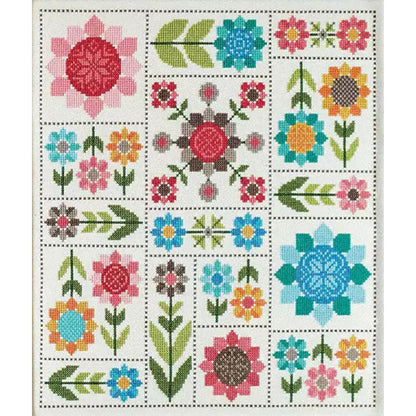 Puzzle May Garden - 14CT Stamped Cross Stitch 38*41CM(Xiaobai Brand)