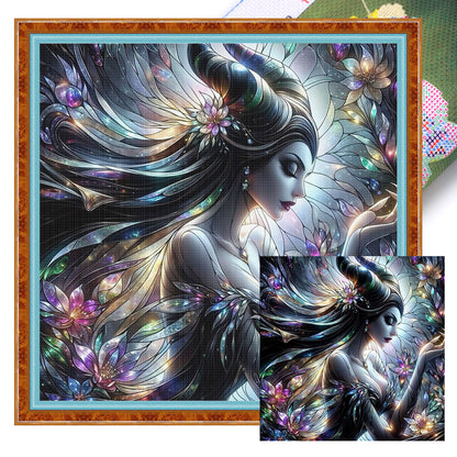 Maleficent - 11CT Stamped Cross Stitch 40*40CM