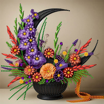 Flower Basket - Special Shaped Drill Diamond Painting 30*30CM