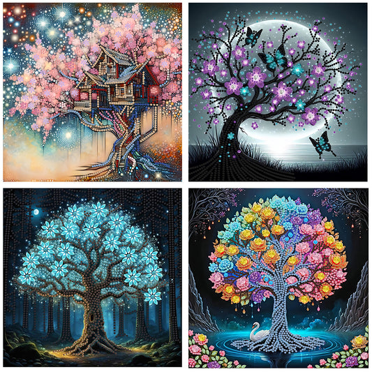 Tree Of Life - Special Shaped Drill Diamond Painting 30*30CM