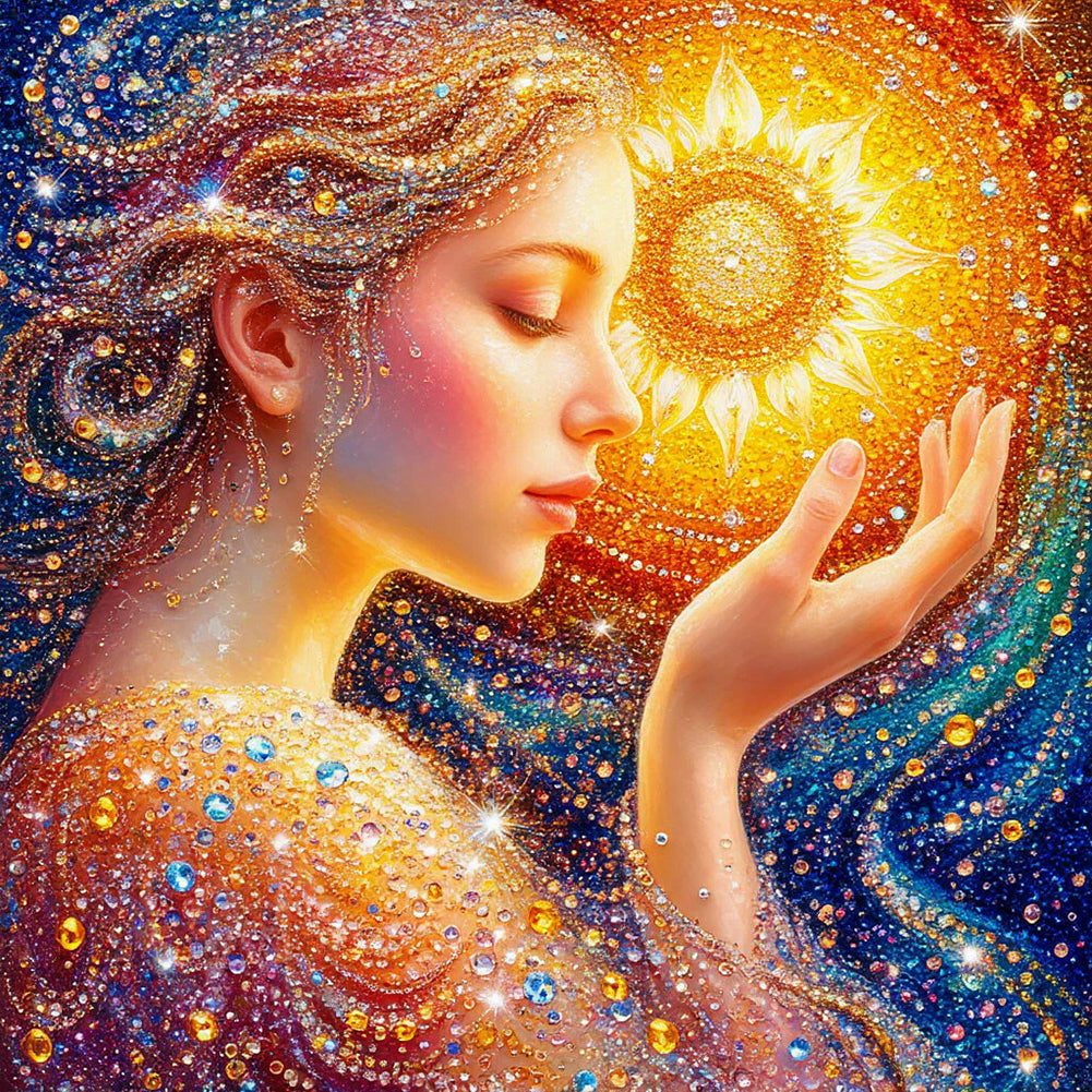 Beauty - Full Round Drill Diamond Painting 40*40CM