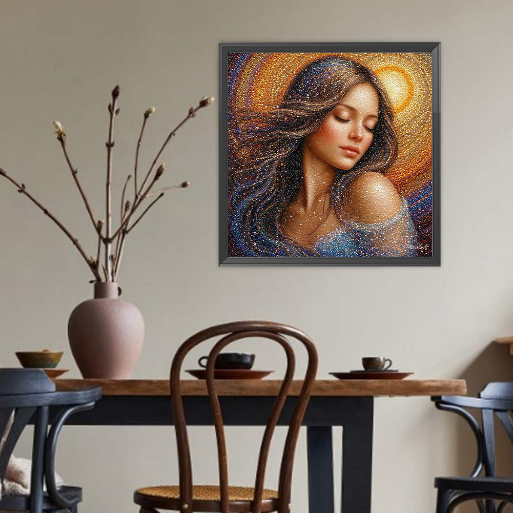 Beauty - Full Round Drill Diamond Painting 40*40CM