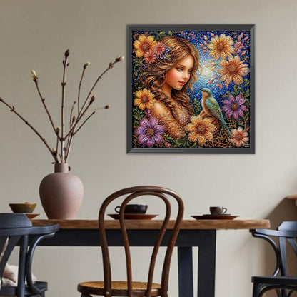 Beauty - Full Round Drill Diamond Painting 40*40CM