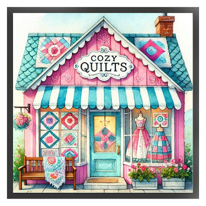 Sewing Hut - 14CT Stamped Cross Stitch 40*40CM