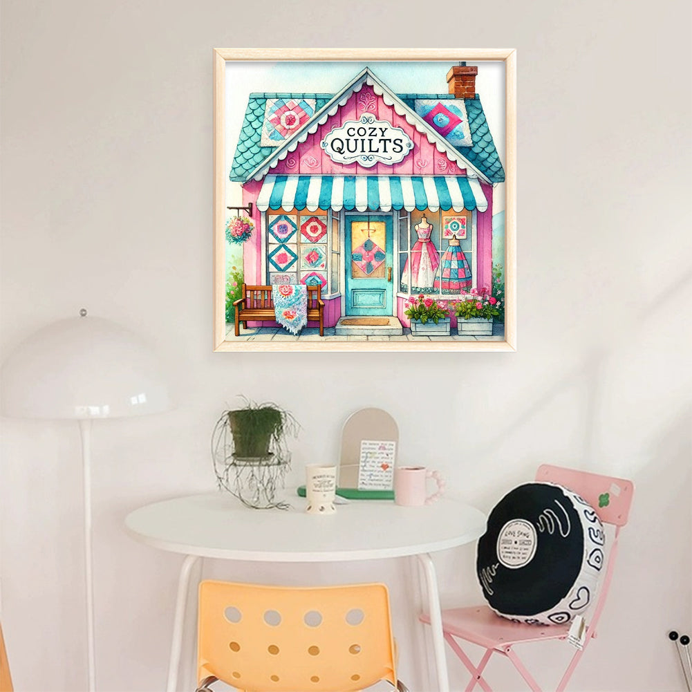 Sewing Hut - 14CT Stamped Cross Stitch 40*40CM