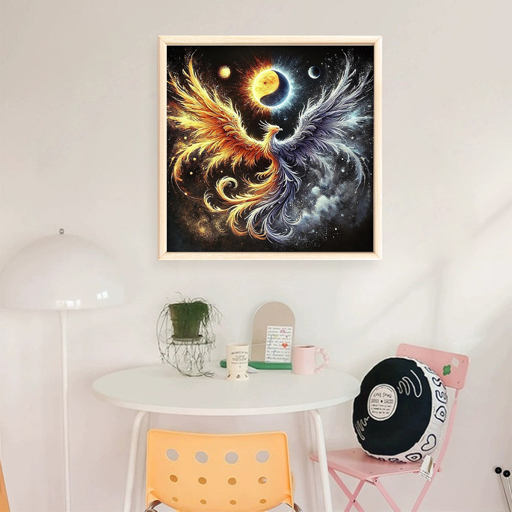 Phoenix - 11CT Stamped Cross Stitch 40*40CM