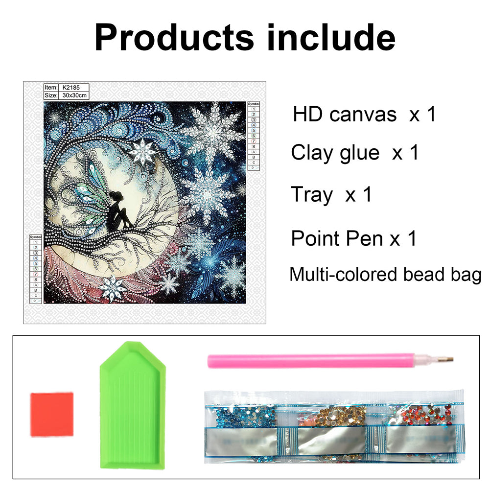 Angel Fairy - Special Shaped Drill Diamond Painting 30*30CM