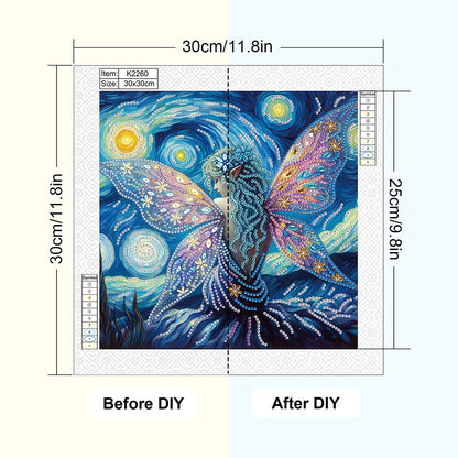 Angel Fairy - Special Shaped Drill Diamond Painting 30*30CM