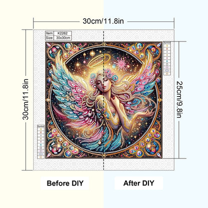 Angel Fairy - Special Shaped Drill Diamond Painting 30*30CM