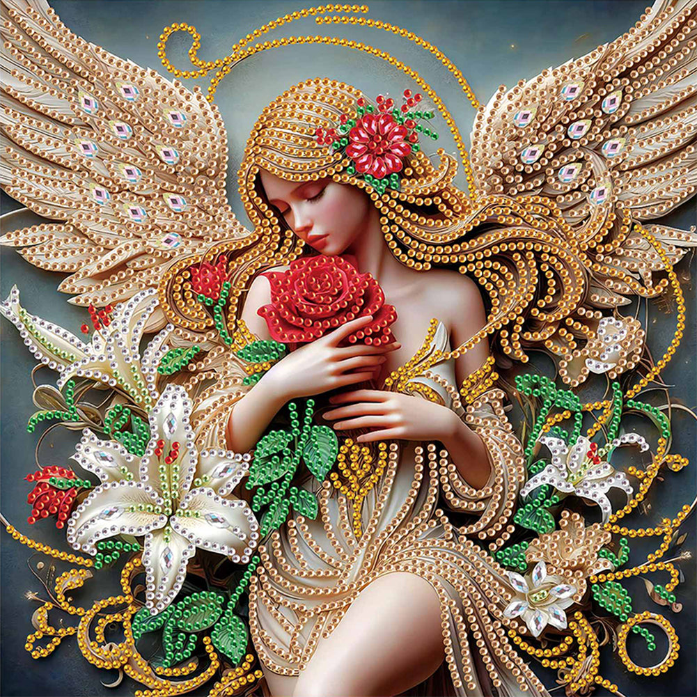 Angel Fairy - Special Shaped Drill Diamond Painting 30*30CM