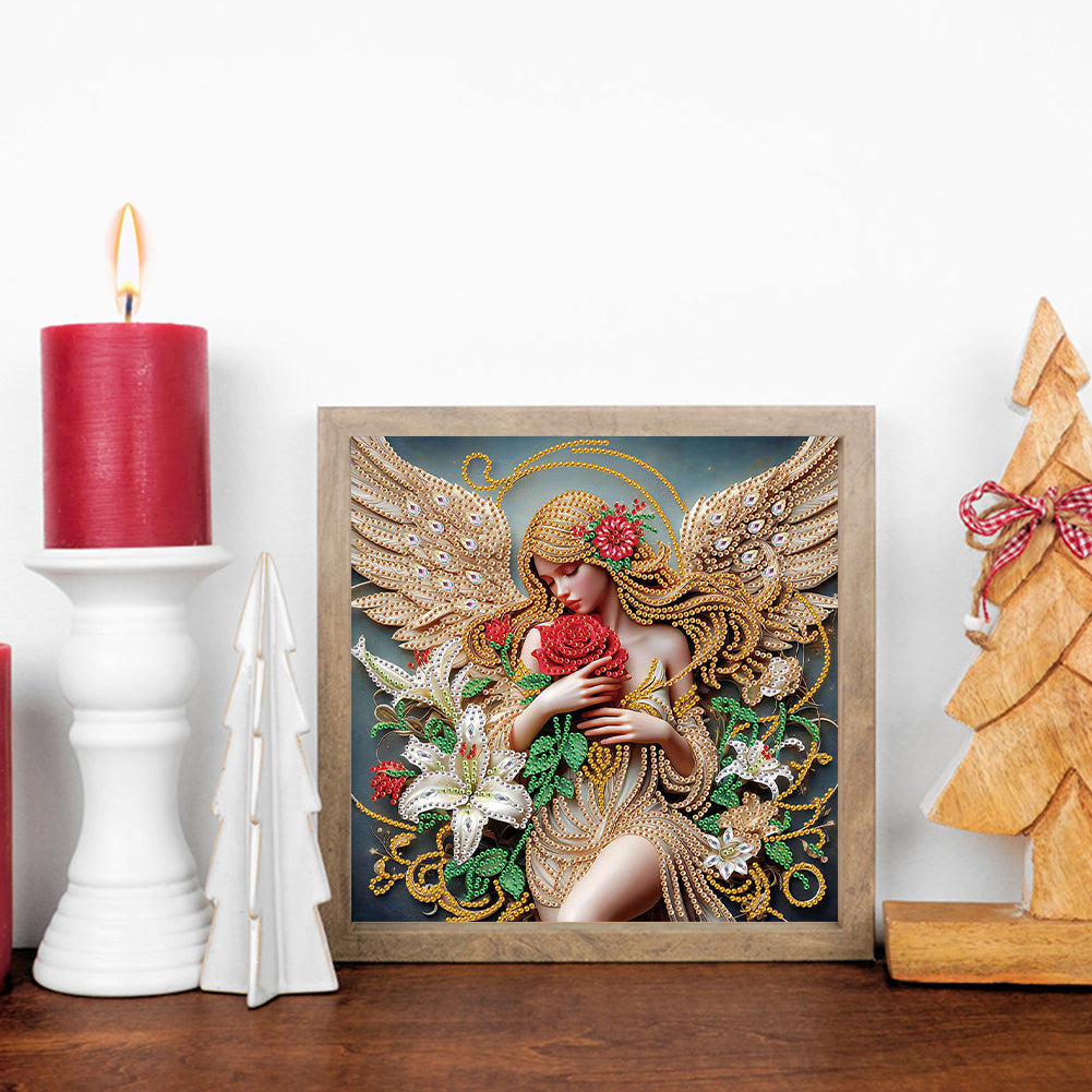 Angel Fairy - Special Shaped Drill Diamond Painting 30*30CM
