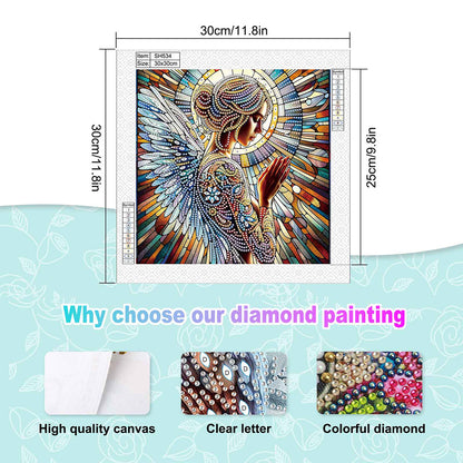 Angel Fairy - Special Shaped Drill Diamond Painting 30*30CM