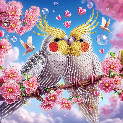Yellow-Headed Parrot - Special Shaped Drill Diamond Painting 30*30CM