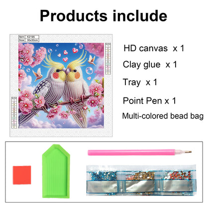 Yellow-Headed Parrot - Special Shaped Drill Diamond Painting 30*30CM