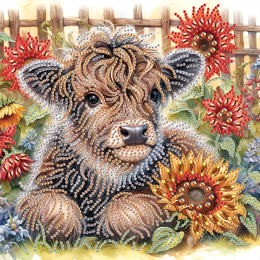Yak - Special Shaped Drill Diamond Painting 30*30CM