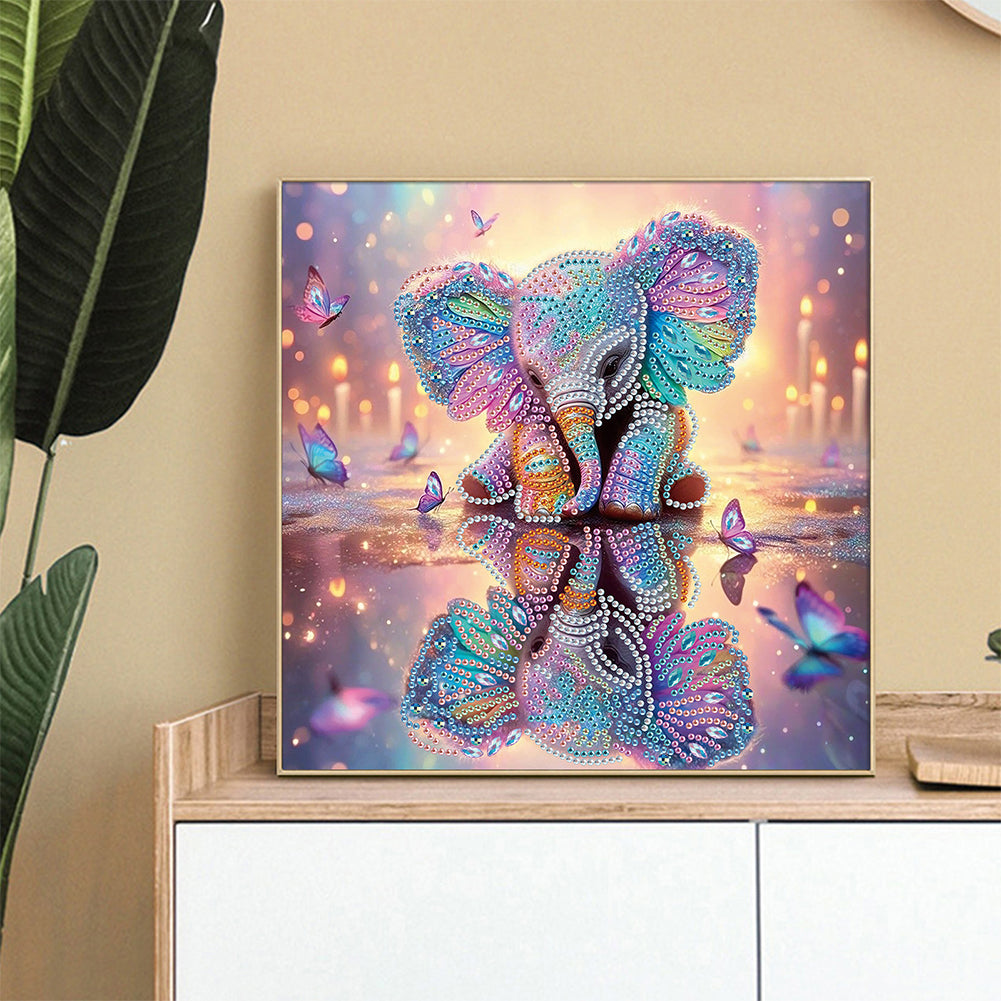 Elephant - Special Shaped Drill Diamond Painting 30*30CM