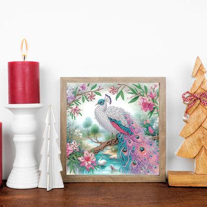 Peacock - Special Shaped Drill Diamond Painting 30*30CM