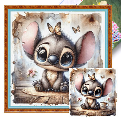 Cute Stitch - 11CT Stamped Cross Stitch 40*40CM