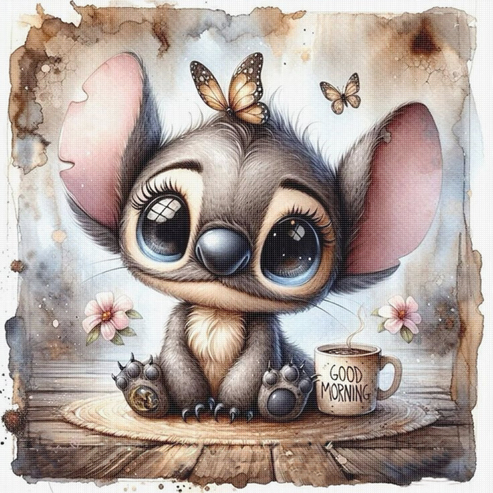 Cute Stitch - 11CT Stamped Cross Stitch 40*40CM