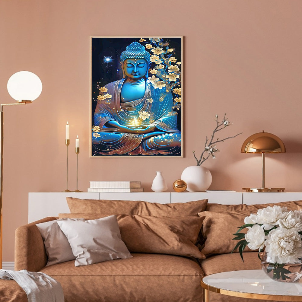 Buddha Statue - Full Round Drill Diamond Painting 30*40CM