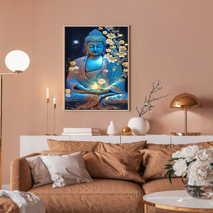 Buddha Statue - Full Round Drill Diamond Painting 30*40CM
