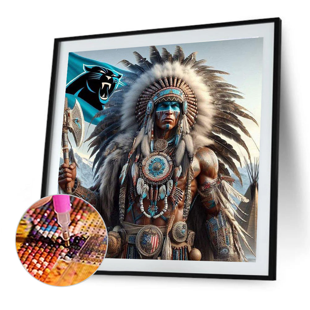 Indian - Full Round Drill Diamond Painting 40*40CM