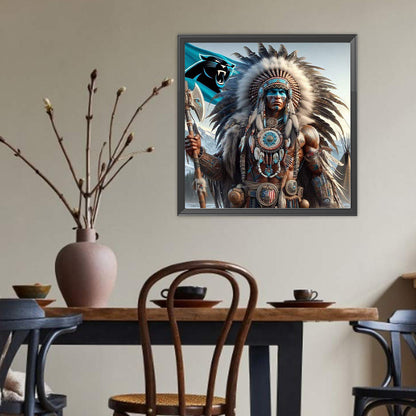 Indian - Full Round Drill Diamond Painting 40*40CM